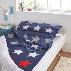 Hüttenschlafsack Star, 100% Baumwolle SO'HOME image