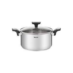Faitout Avec Couvercle Ø24 Cm - Emotion - Inox Et Verre TEFAL image
