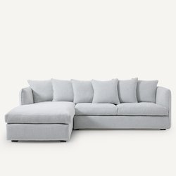 Sofá rinconero de algodón rizado reciclado, Néo Chiquito AM.PM image
