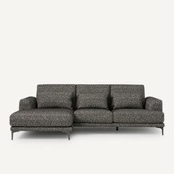 Sofá rinconera izquierda, tela de rizo, Marsile AM.PM image
