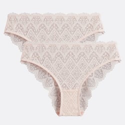 Set van 2 slips volledig in kant, Lison LA REDOUTE COLLECTIONS image