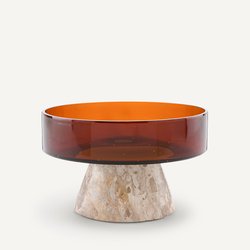 Trapani Glass and Marble Dish AM.PM image