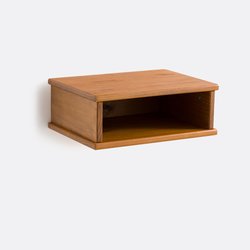 Wand nachttafel in brossed massief dennenhout, Lunja LA REDOUTE INTERIEURS image