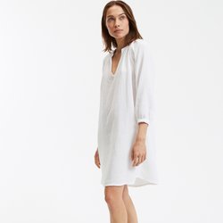 Ночная рубашка из хлопчатобумажной газовой ткани LA REDOUTE COLLECTIONS image