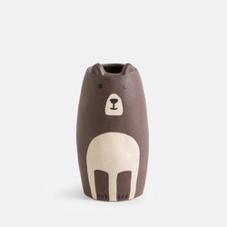Deko-Bär Bobino, Keramik, H. 18 cm LA REDOUTE INTERIEURS image