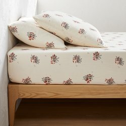 Sábana bajera de gasa de algodón altura 30 cm, Monceaux LA REDOUTE INTERIEURS image