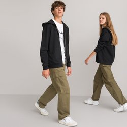 Свитшот на молнии оверсайз из мольтона унисекс LA REDOUTE COLLECTIONS image