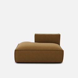 Chaise longue sinistra, tessuto texturé, Seven LA REDOUTE INTERIEURS image
