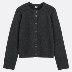 Кардиган с круглым вырезом из плотного трикотажа LA REDOUTE COLLECTIONS image