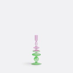 Chilava 26.5cm High Coloured Glass Candle Holder LA REDOUTE INTERIEURS image