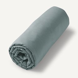 Lenzuolo con angoli in voile di cotone bio per bambini, Gypsum AM.PM image