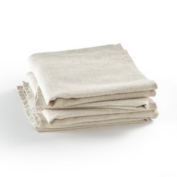 Set of 4 Linette Linen Table Napkins AM.PM image