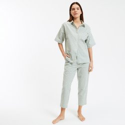 Pyjama imprimé vichy LA REDOUTE COLLECTIONS image