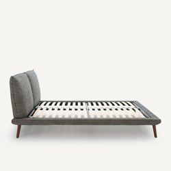 Aurore Linen Bed with Bed Base, Designed by E. Gallina AM.PM image