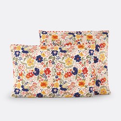 Misène Floral 100% Washed Cotton Pillowcase LA REDOUTE INTERIEURS image