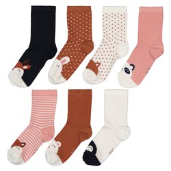 Lot de 7 paires de chaussettes, motif animalier LA REDOUTE COLLECTIONS image