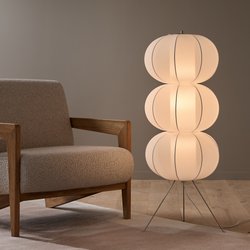 Lampadaire, lampion en maille, Satchi AM.PM image