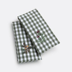 Lot de 2 serviettes de table brodées Bethany LA REDOUTE INTERIEURS image