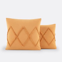 Funda de almohada de algodón, Assa ocre LA REDOUTE INTERIEURS image