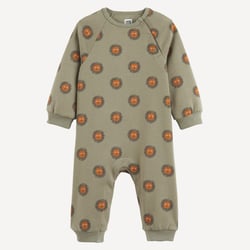 Combinaison longue en molleton, imprimé têtes de lion LA REDOUTE COLLECTIONS image