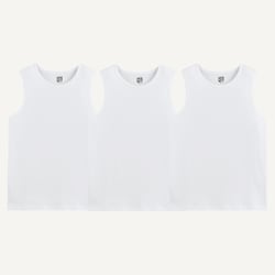 Комплект из трех маек без рукавов LA REDOUTE COLLECTIONS image