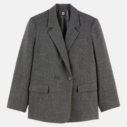 Blazer oversize, effet chiné LA REDOUTE COLLECTIONS image