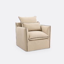 Fauteuil lin épais, Odna LA REDOUTE INTERIEURS image