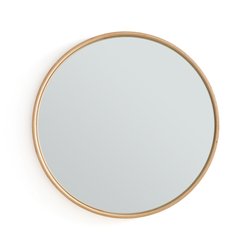 Miroir rond plaqué chêne Ø80 cm, Alaria LA REDOUTE INTERIEURS image