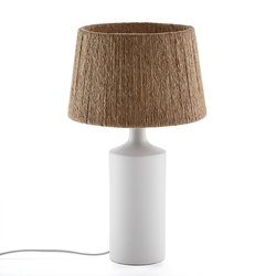 Tischlampe Yoru, Keramik und Hanf LA REDOUTE INTERIEURS image