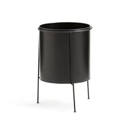 Cache-pot sur pied métal fer peint Ø30 cm, INAYA LA REDOUTE INTERIEURS image