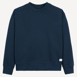 Sweat col rond en molleton LA REDOUTE COLLECTIONS image