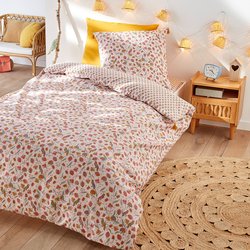 Bertille Floral 100% Cotton Child's Duvet Cover LA REDOUTE INTERIEURS image