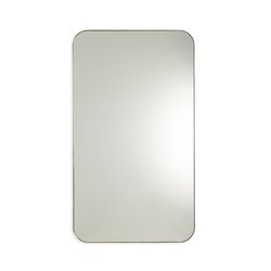 Espelho metálico em aço e latão antigo alt. 140 cm Caligone AM.PM image