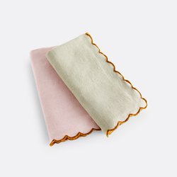 Set of 2 Antoinette Linen Napkins LA REDOUTE INTERIEURS image