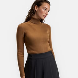 Fine Knit Turtleneck Jumper/Sweater LA REDOUTE COLLECTIONS image