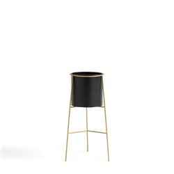 Cache-pot sur pied métal fer Ø22 cm Inaya LA REDOUTE INTERIEURS image