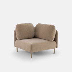 Modulaire hoekbank in fluweel, Agatha LA REDOUTE INTERIEURS image
