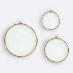 Set van 3 ronde kaders in messing, Uyova LA REDOUTE INTERIEURS image
