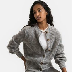 Cardigan alpaga mélangé, Signature AMBROISE LA REDOUTE COLLECTIONS image