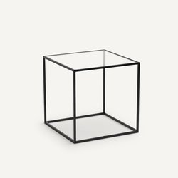 Sybil Glass & Metal Side Table AM.PM image