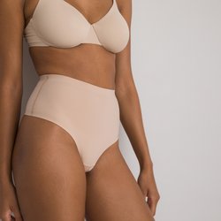 Tanga com suporte moderado-adelgaçante LA REDOUTE COLLECTIONS image