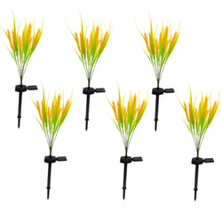 Lot de 6 Balises solaires plantes FERNY LUMISKY