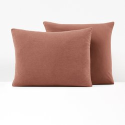 Funda de almohada de doble cara de lino y algodón lavados, Annaba LA REDOUTE INTERIEURS image