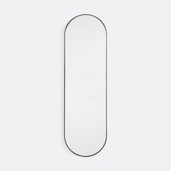 Spiegel Iodus, Metall, oval 30 x 100 cm LA REDOUTE INTERIEURS image