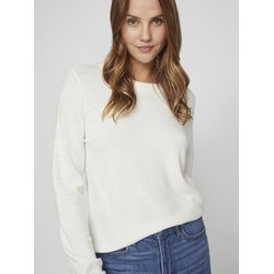 Jersey con cuello redondo de punto fino VILA image