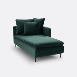 Chaise longue modulable de terciopelo Pr. 179 cm, Ivete LA REDOUTE INTERIEURS image