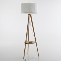 Staande lamp, drievoet en lampenkap, Setto LA REDOUTE INTERIEURS image