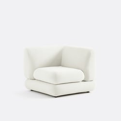 Sofá esquinero modulartejido en relieve, HOOVER LA REDOUTE INTERIEURS image