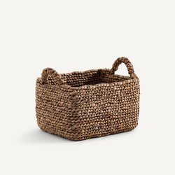 Raga Woven Water Hyacinth Basket, Small Model AM.PM image