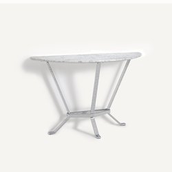 Consolle in marmo di Carrara e ferro, Zen OTTO STUDIO FOR AM.PM image